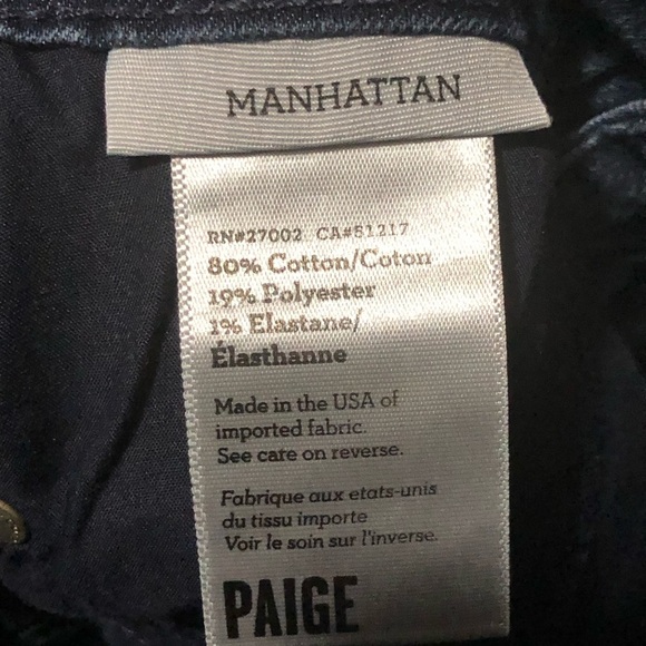 PAIGE Dark Blue Flare Jeans - Picture 3 of 7